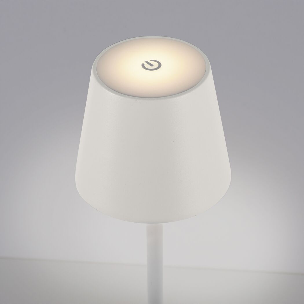 LED-Tischlampe 'Euria' dimmbar 3 W 320 lm warmweiß Ø 11 x 37 cm