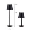 LED-Tischlampe 'Euria' dimmbar 3 W 320 lm warmweiß Ø 11 x 37 cm