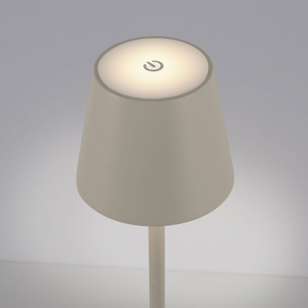 LED-Tischlampe 'Euria' dimmbar 3 W 320 lm warmweiß Ø 11 x 37 cm