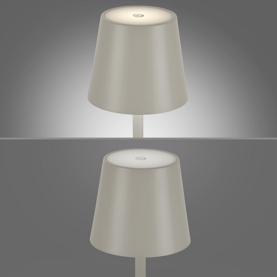 LED-Tischlampe 'Euria' dimmbar 3 W 320 lm warmweiß Ø 11 x 37 cm
