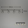 Spot 4-flammig E27 5 x 11 x 63 cm