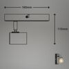 Spot 1-flammig E27 5 x 11 x 16,5 cm