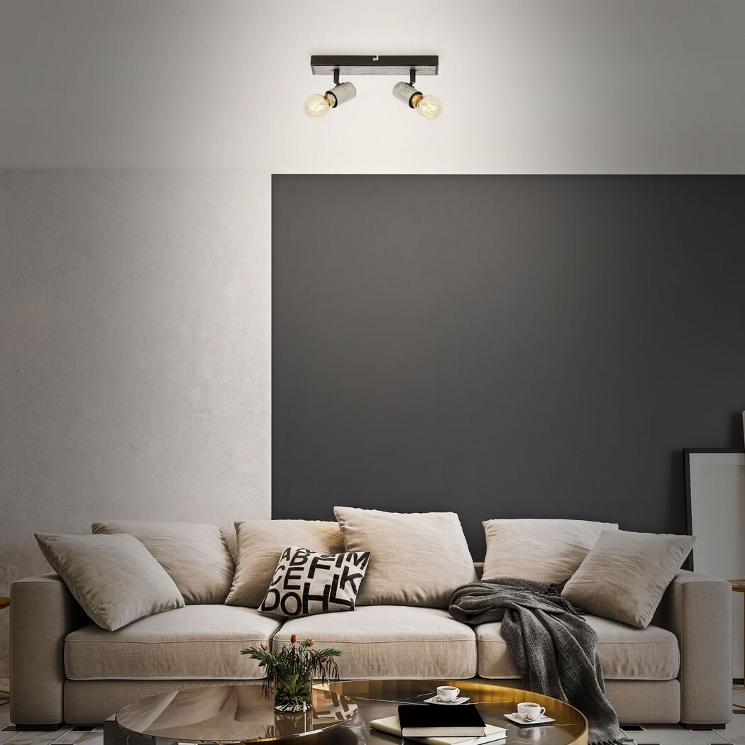 Spot 2-flammig E27 5 x 11 x 30 cm