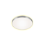 Verkleinertes Bild von LED-Deckenleuchte alu/weiß 1200 lm Backlighteffekt Ø 28,5 x 6 cm