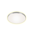 Verkleinertes Bild von LED-Deckenleuchte alu/weiß 1850 lm Backlighteffekt Ø 35,5 x 6,5 cm
