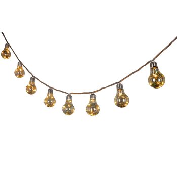 Solar-Lichterkette LED warmweiß 3100 K 1,8 m