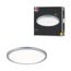 LED-Panel 'Atria Shine Backlight Warmweiß' 16 W chrom matt