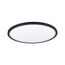 LED-Panel 'Atria Shine Backlight Warmweiß' 22 W schwarz