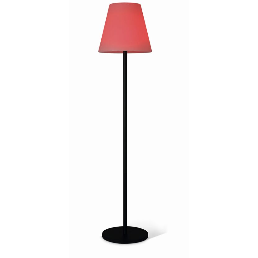 Rote Solar Stehleuchte