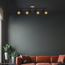 LED-Spotleuchte 'Plek' schwarz 76 x 9 x 15 cm GU10 4-flammig