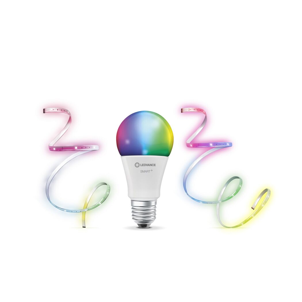 LED-Leuchtmittelset 'Smart' dimmbar klar E27 8,5 W 550 lm RGB - tunable white 2 Stück