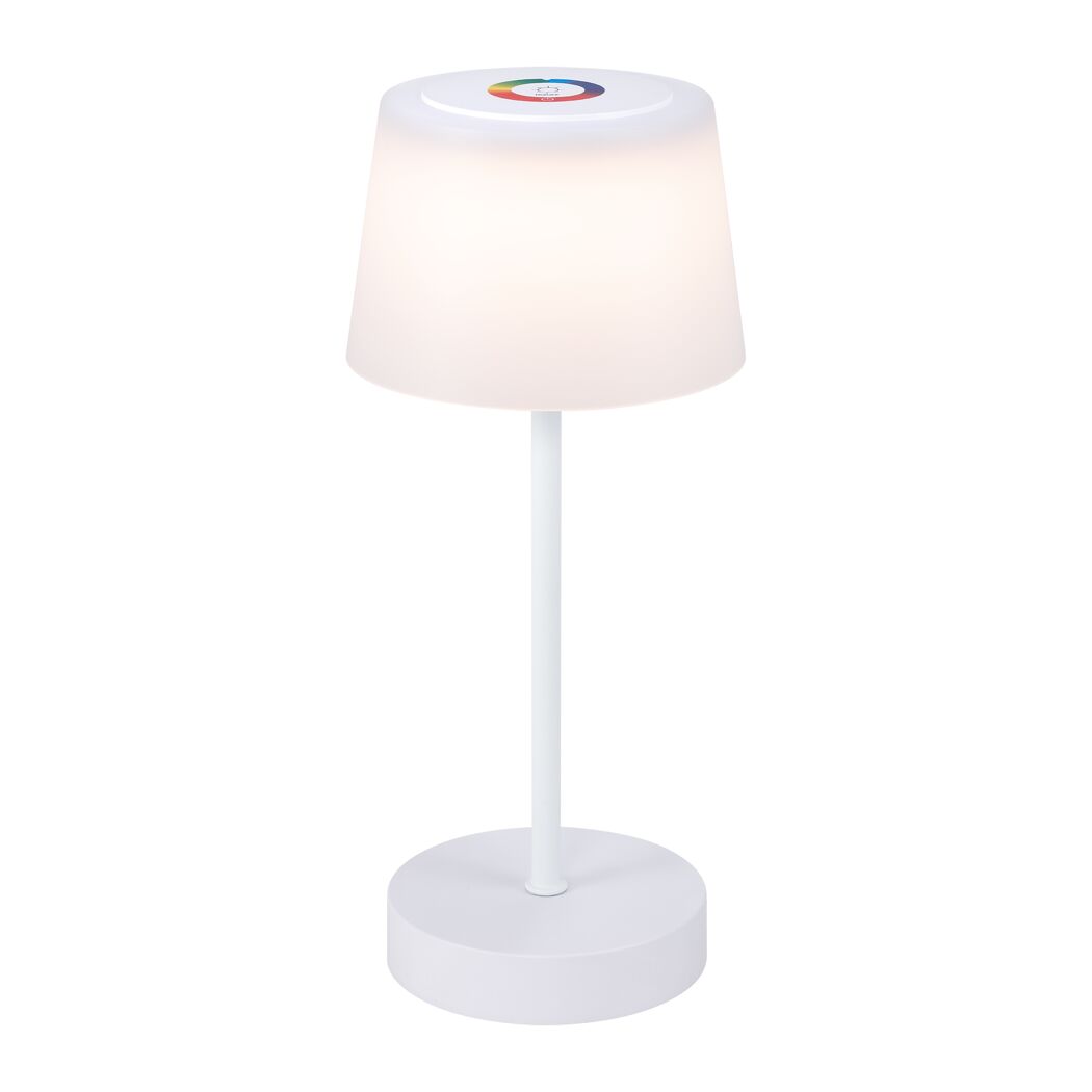 LED-Tischlampe 'Leano' dimmbar 1,3 W 350 lm warmweiß, Farbwechsler Ø 12,8 x 30,5 cm