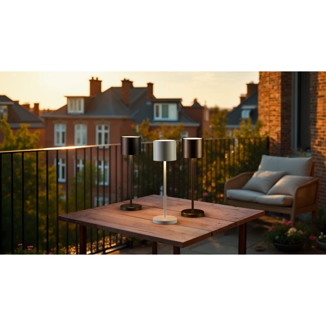 LED-Tischlampe 'Finn' dimmbar 2,5 W 230 lm warmweiß Ø 12,5 x 39,5 cm