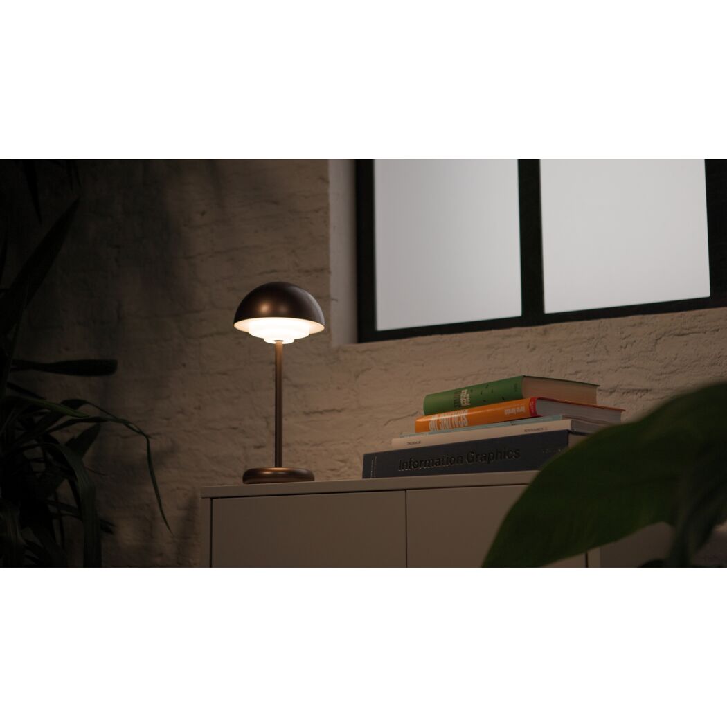 LED-Tischlampe 'Anton' dimmbar 1,37 W 180 lm warmweiß Ø 13,7 x 31 cm