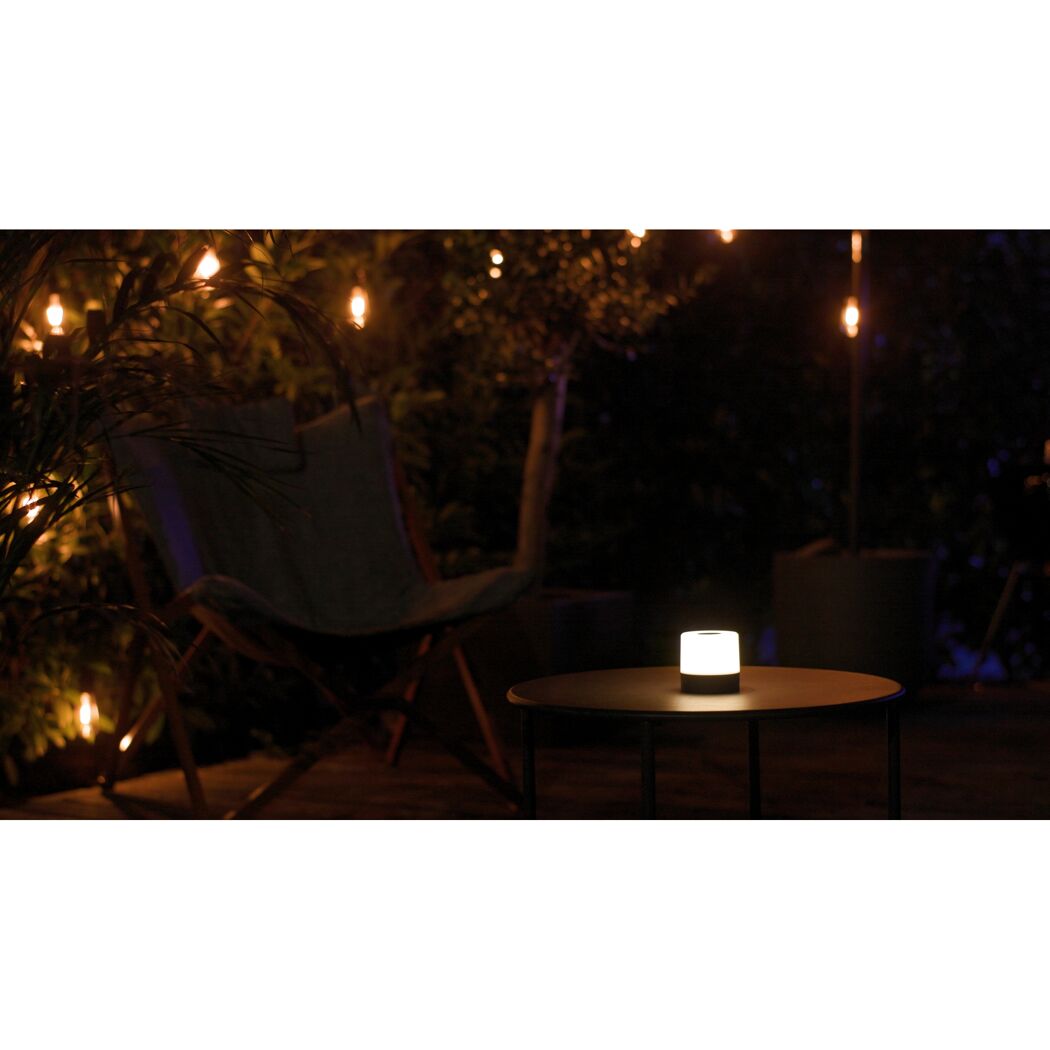 LED-Tischlampe 'Louis' dimmbar 1,5 W 150 lm warmweiß Ø 7,2 x 7,2 cm