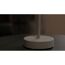 Akku-LED-Tischleuchte 'Marlo' grau/weiß mit USB-Ladekabel Ø 11 x 38 cm
