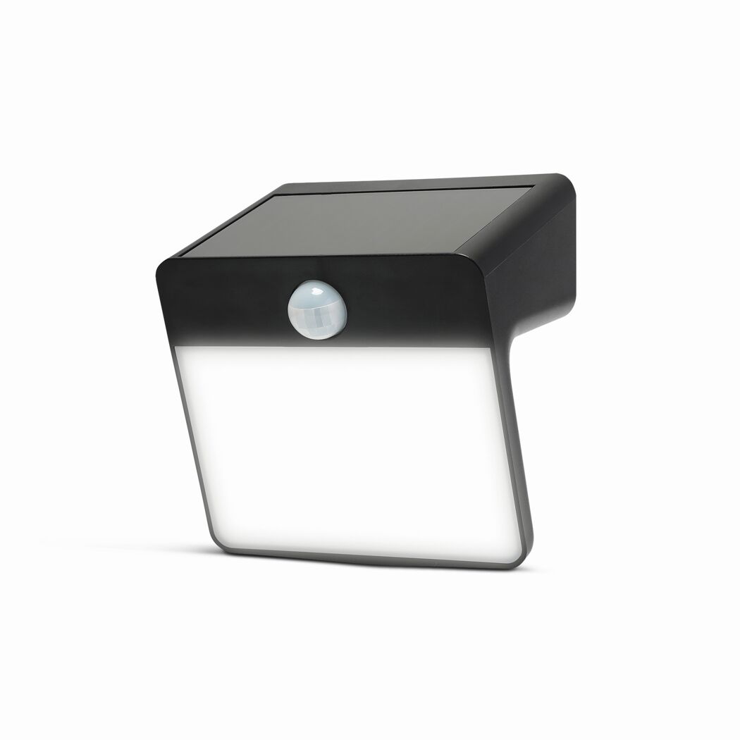 Solar-Wandleuchte mit Bewegungsmelder