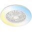 LED-Deckenleuchte mit Ventilator CCT weiß Ø 48,5 cm