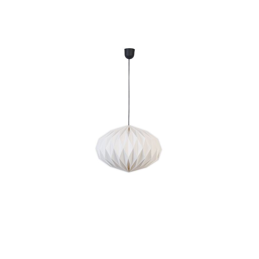Pendelleuchte 'Hannah' Ø 40 cm 1-flammig weiß