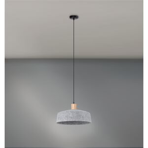Pendelleuchte 'Luisa' Ø 40 cm 1-flammig grau