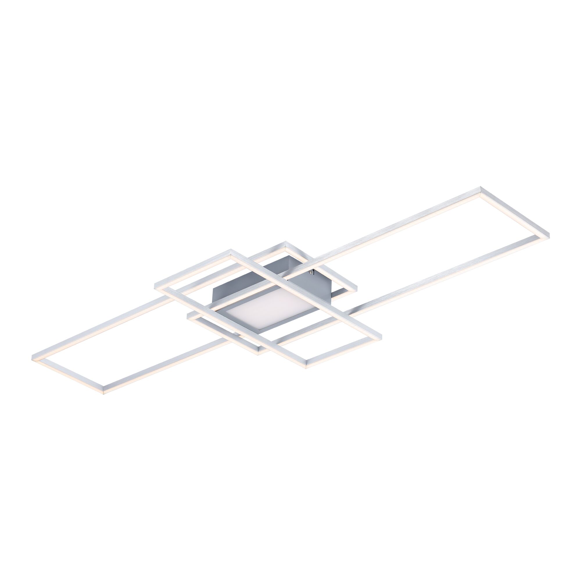 Moderne LED-Deckenleuchte mit geometrischem Muster