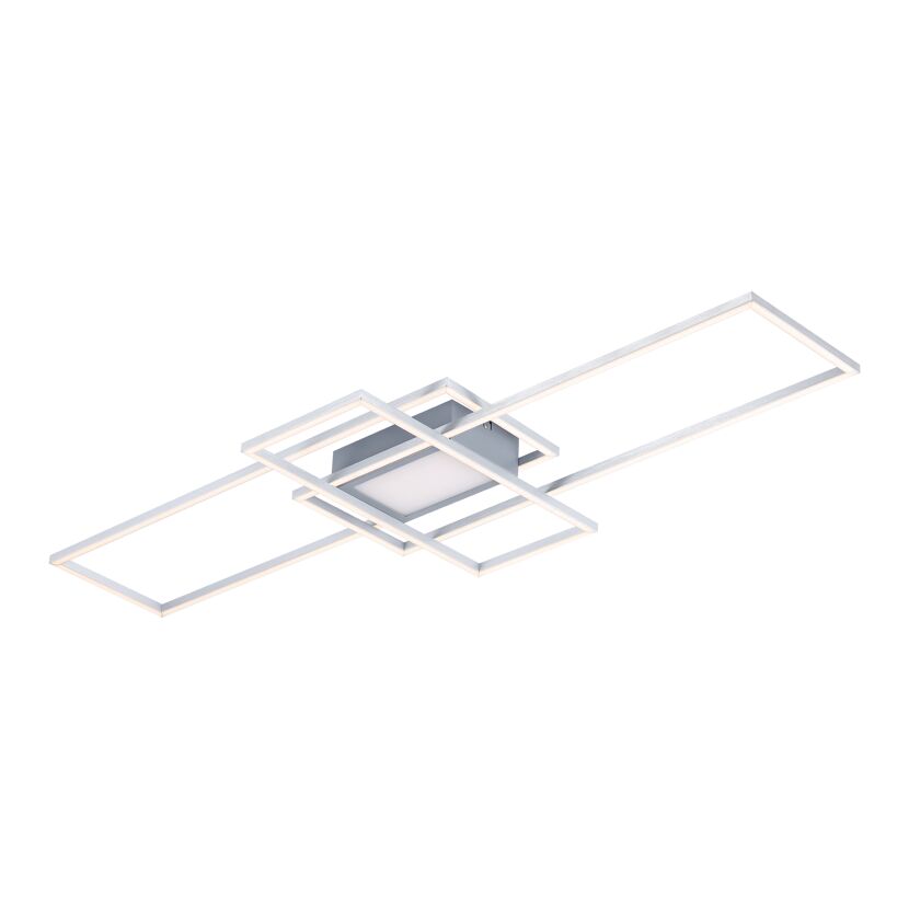 Moderne LED-Deckenleuchte mit geometrischem Muster