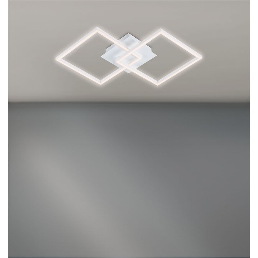 Quadratische LED-Deckenleuchte