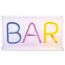 LED-Neon-Leuchtbox 'Bar' 23 x 12,7 cm