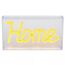 LED-Neon-Leuchtbox 'Home' 23 x 12,7 cm