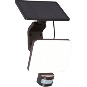 LED-Solar-Wandleuchte 'Tokio' schwarz mit Bewegungsmelder