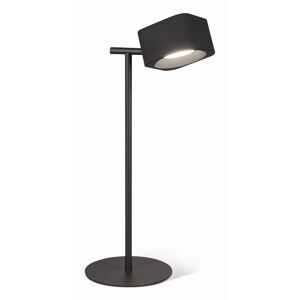 Akku-LED-Wand-und Tischleuchte 'Liam' schwarz Ø 7,5 x 4,5 x 30 cm