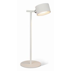 Akku-LED-Wand-und Tischleuchte 'Liam' weiß Ø 7,5 x 4,5 x 30 cm