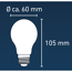 Smarte LED-Filament-Lampe E27 4,9 W 470 lm