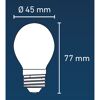 LED-Leuchtmittel dimmbar Tropfen klar E27 4,9 W 470 lm warmweiß bis tageslichtweiß