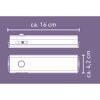 LED-Nachtlicht 'Toni' warmweiß 16 x x 4,2 cm