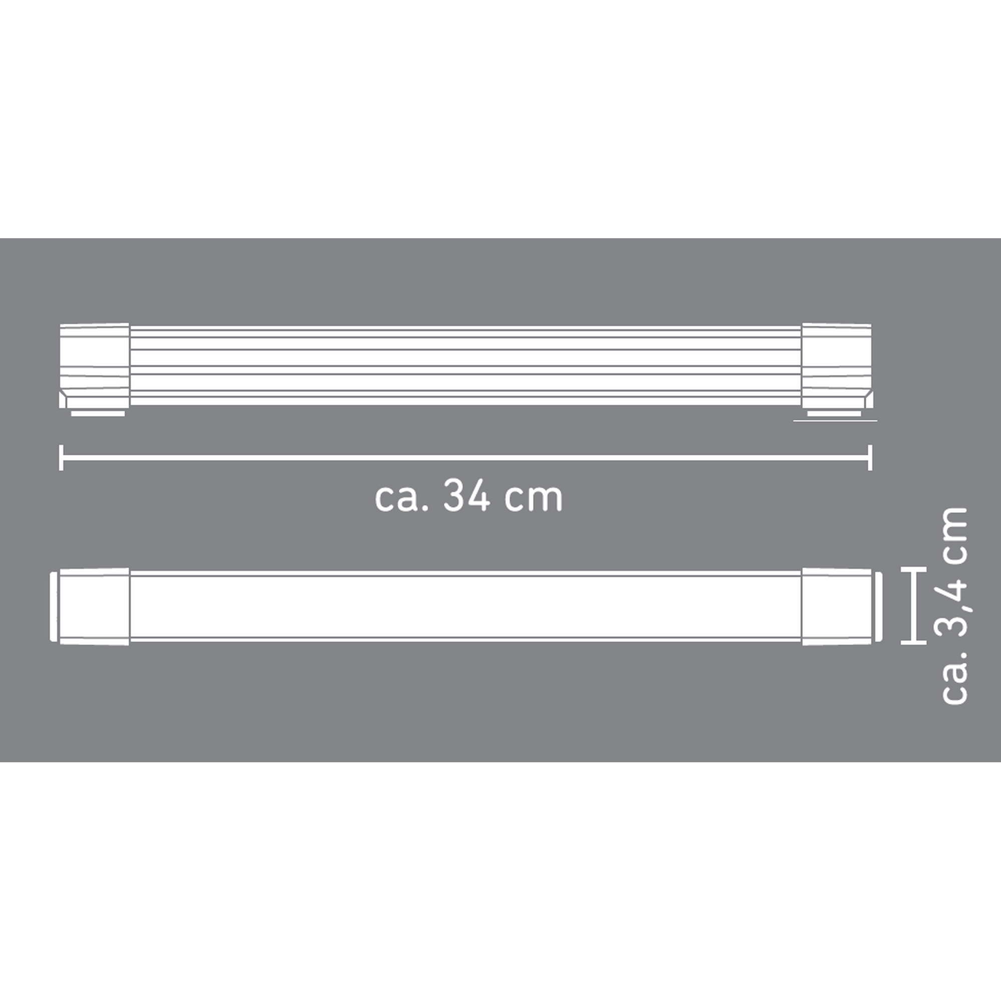 LED-Akku-Unterbauleuchte weiß 5,5 W 34 cm