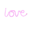 LED-Neon-Bild 'Love' mehrfarbig 34,3 x 12,5 x 2 cm