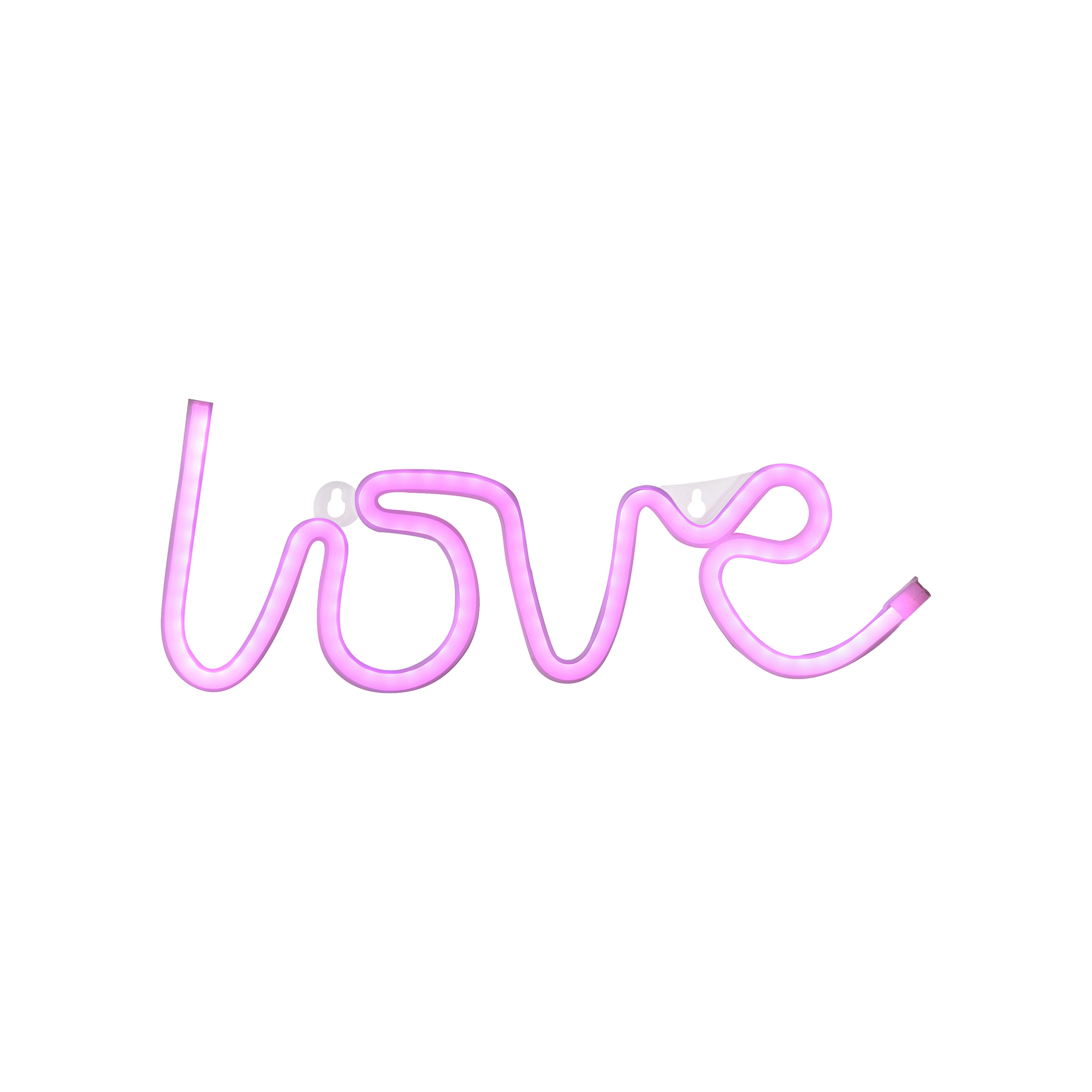 LED-Neon-Bild 'Love' mehrfarbig 34,3 x 12,5 x 2 cm