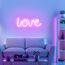 LED-Neon-Bild 'Love' mehrfarbig 34,3 x 12,5 x 2 cm