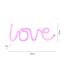 LED-Neon-Bild 'Love' mehrfarbig 34,3 x 12,5 x 2 cm