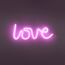 LED-Neon-Bild 'Love' mehrfarbig 34,3 x 12,5 x 2 cm