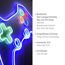 LED-Neon-Bild 'Gamer' mehrfarbig 60 x 40 x 1,5 cm