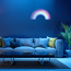 LED-Neon-Bild 'Rainbow' mehrfarbig 63 x 32 x 1,5 cm