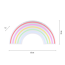 LED-Neon-Bild 'Rainbow' mehrfarbig 63 x 32 x 1,5 cm