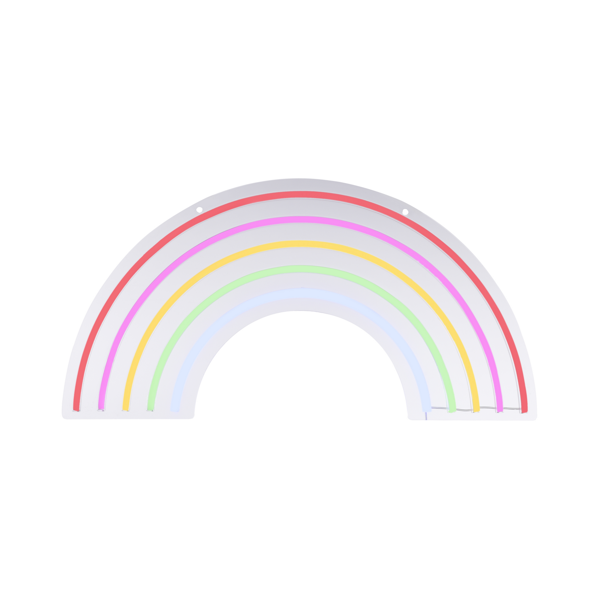 LED-Neon-Bild 'Rainbow' mehrfarbig 63 x 32 x 1,5 cm