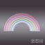 LED-Neon-Bild 'Rainbow' mehrfarbig 63 x 32 x 1,5 cm