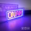 LED-Neon-Bild 'On Air' mehrfarbig 23 x 12,7 x 4 cm