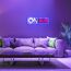 LED-Neon-Bild 'On Air' mehrfarbig 60 x 22 x 1,5 cm