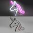 LED-Neon-Bild 'Unicorn' mehrfarbig 33 x 33 x 1,8 cm