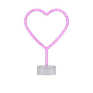 LED-Neon-Bild 'Herz' mehrfarbig 20 x 30 x 8,5 cm